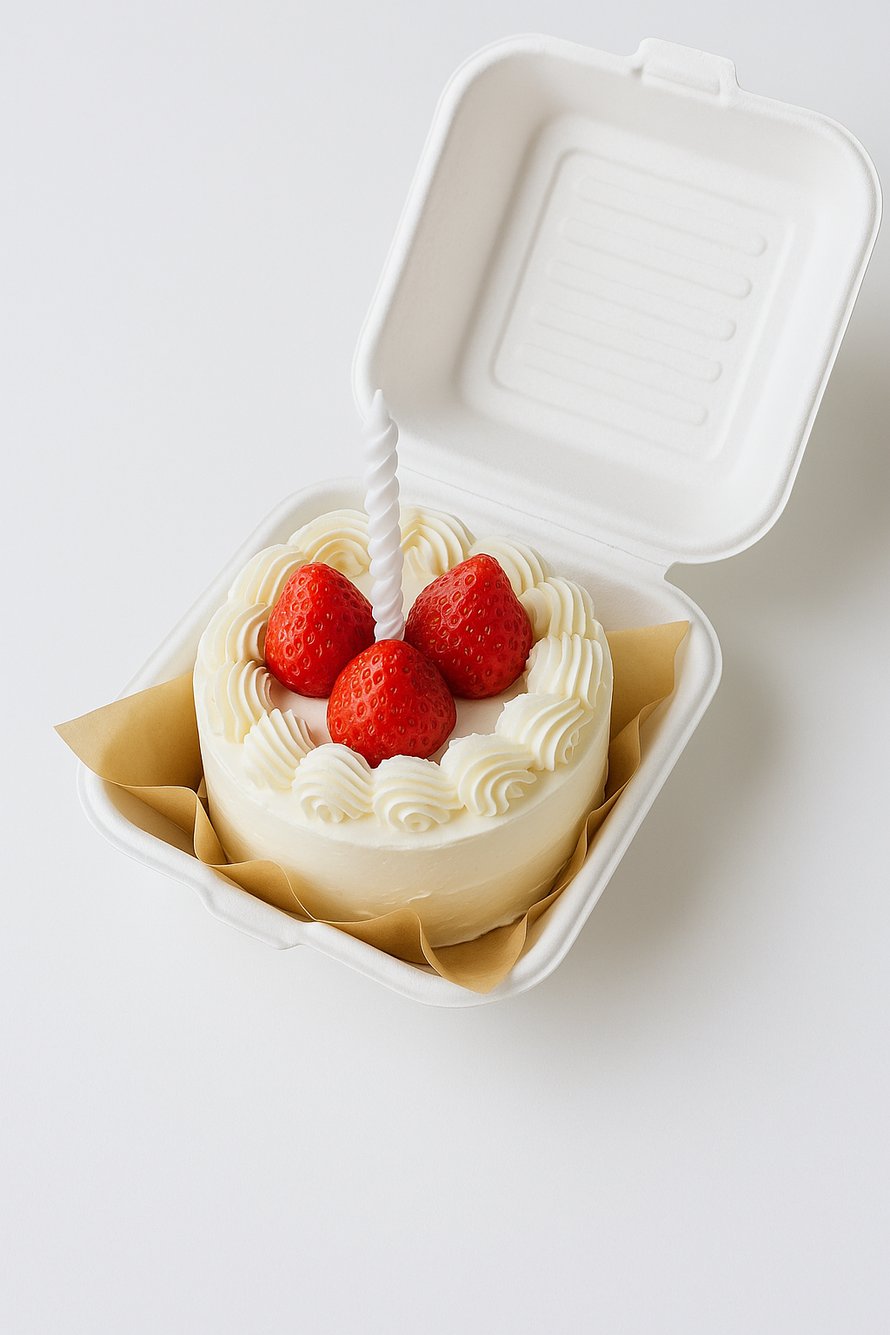 펄프 도시락(화이트) 패키지 디자인