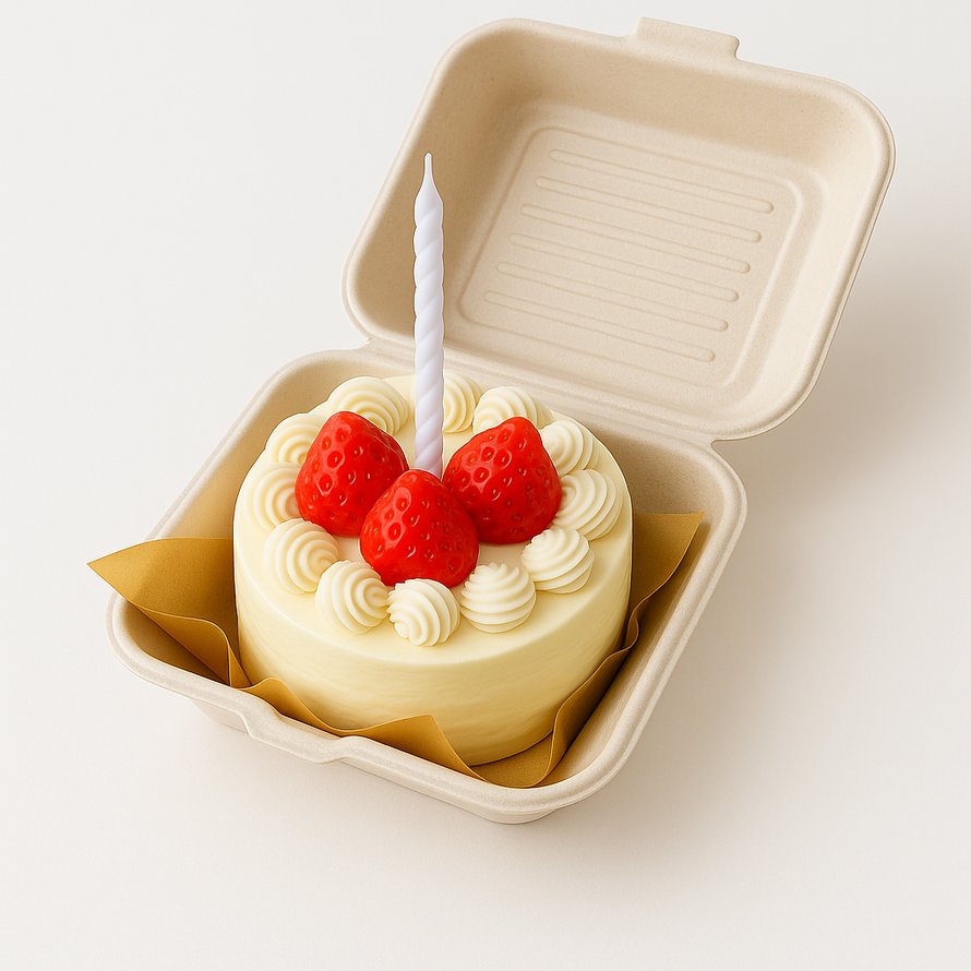 펄프 도시락(크라프트) 패키지 디자인