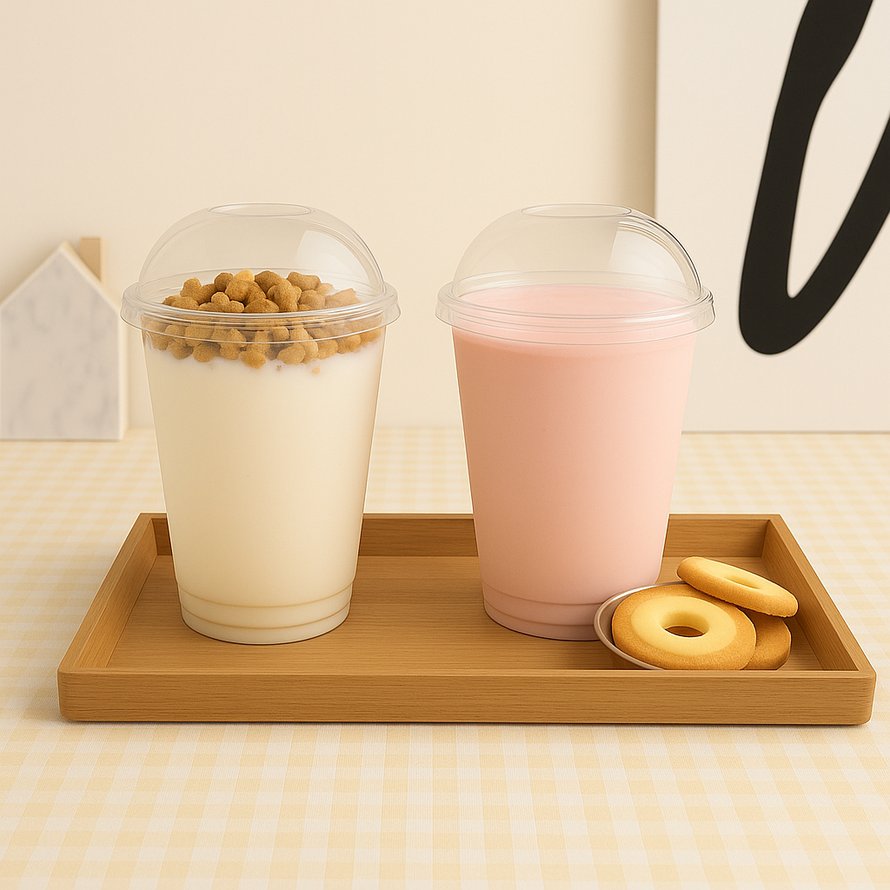 아이스컵+돔뚜껑 패키지 디자인